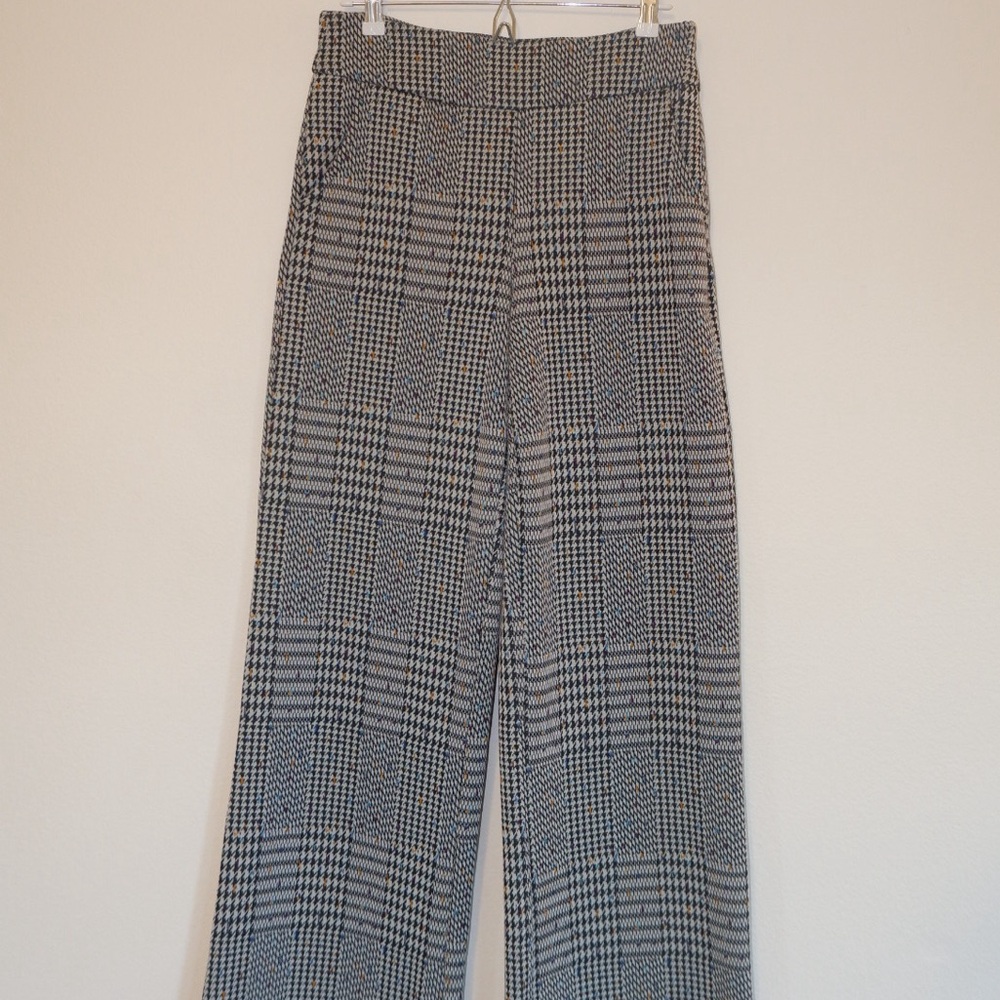 Black and White Trousers with Speckled Color - Picture 3 of 4